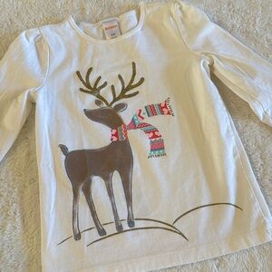 Beautiful winter deer tee Gymboree size 7
